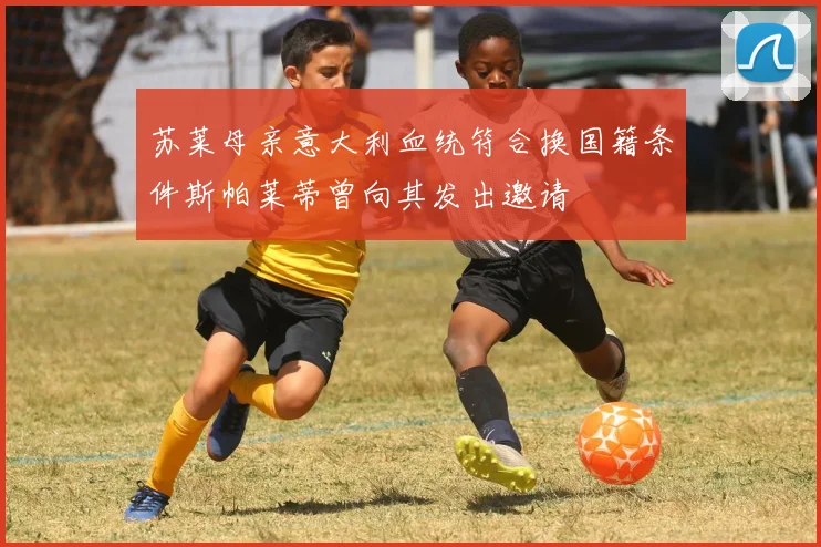 苏莱母亲意大利血统符合换国籍条件斯帕莱蒂曾向其发出邀请
